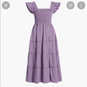 Hill House Plum Jacquard Ellie Nap Dress